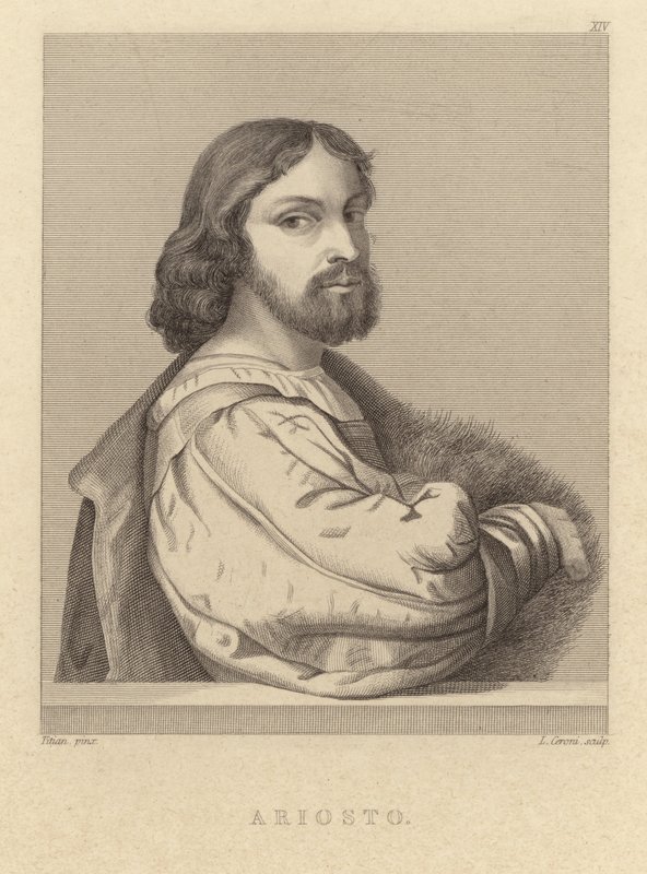Ludovico Ariosto - włoski poeta (1474 1533) autorstwa Tiziano Vecelli
