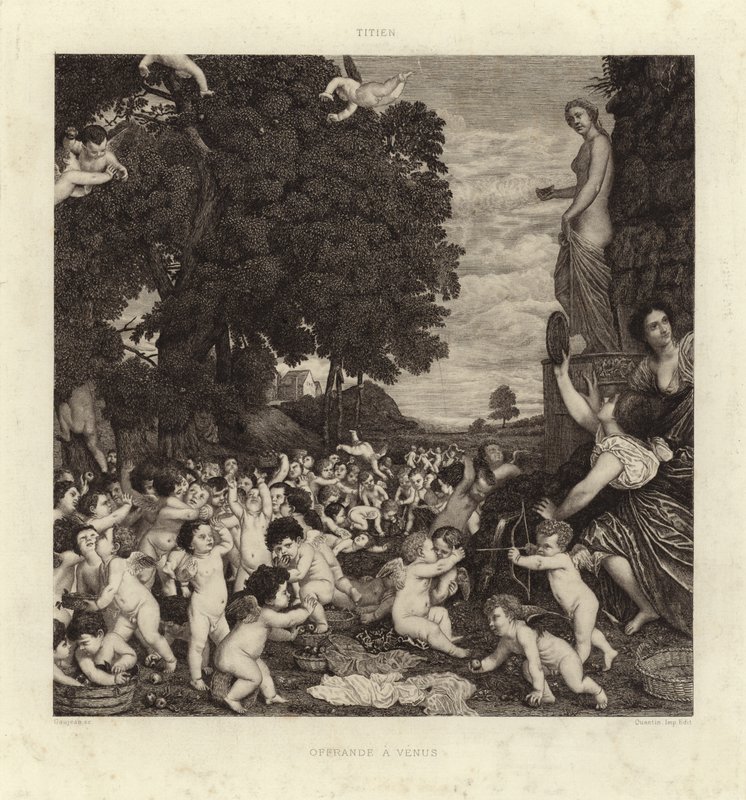 Kult Wenus autorstwa Tiziano Vecelli