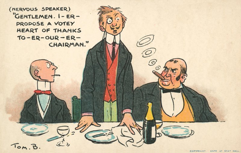 Wystąpienia publiczne (chromolitho) autorstwa Tom Browne