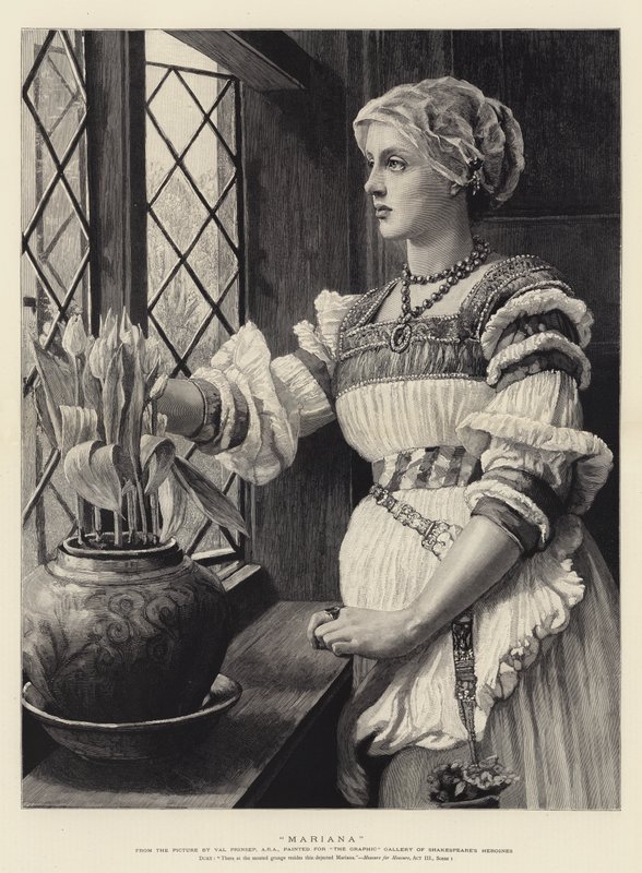 Mariana autorstwa Valentine Cameron Prinsep