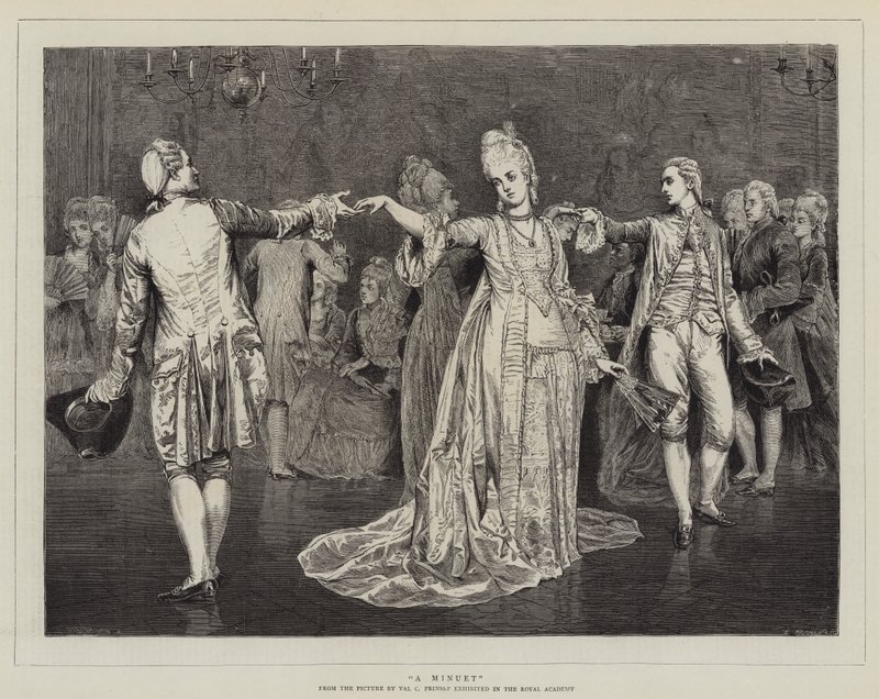 Menueta autorstwa Valentine Cameron Prinsep