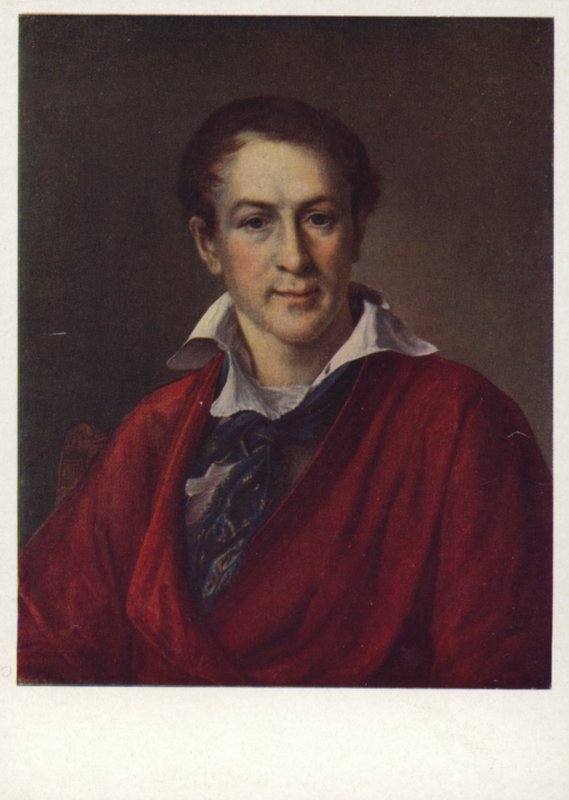 Portret Kraszeninikowa, 1824 autorstwa Vasili Andreevich Tropinin