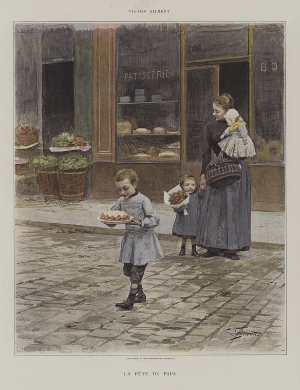 Dzień Papieża autorstwa Victor Gabriel Gilbert