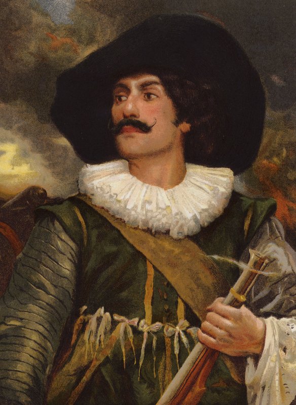 Portret kawalera (chromolitho) autorstwa Victor John Robertson