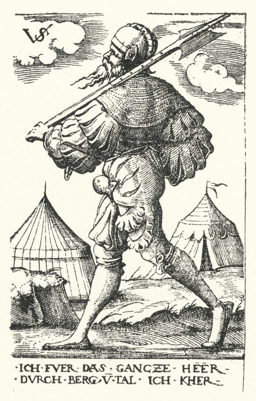 Landsknecht autorstwa Virgilius the elder Solis