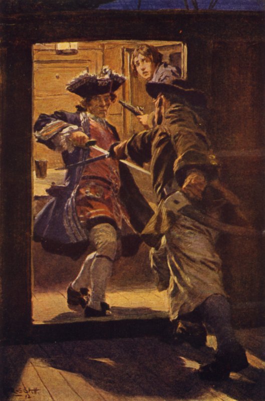 Ilustracja do porwania (kolor lito) autorstwa W.R.S. (after) Stott