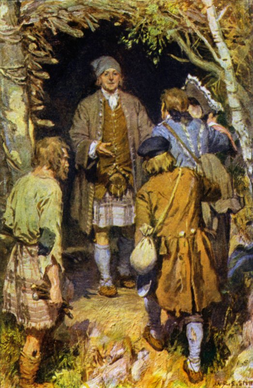 Ilustracja do porwania (kolor lito) autorstwa W.R.S. (after) Stott