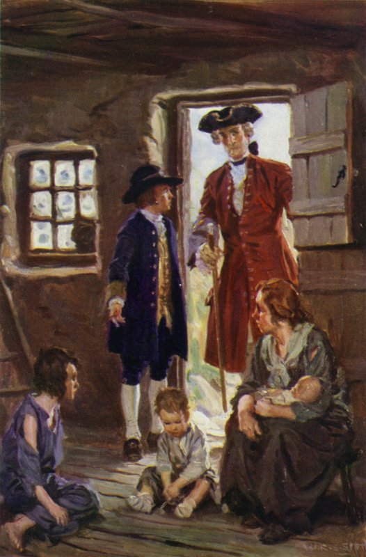 „Młody Jones chytrze przyciągnął go do siedziby Czarnego Jerzego” (kolor lito) autorstwa W.R.S. (after) Stott