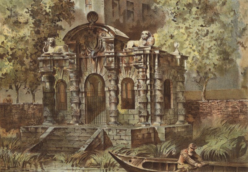 Dom Yorka (chromolitho) autorstwa Waldo Sargeant