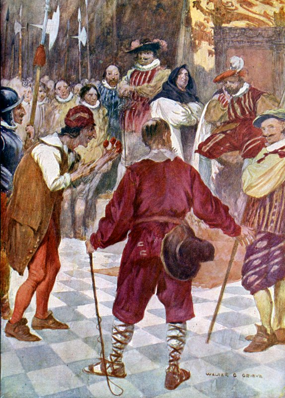Ilustracja do Don Kichota autorstwa Walter Grieve