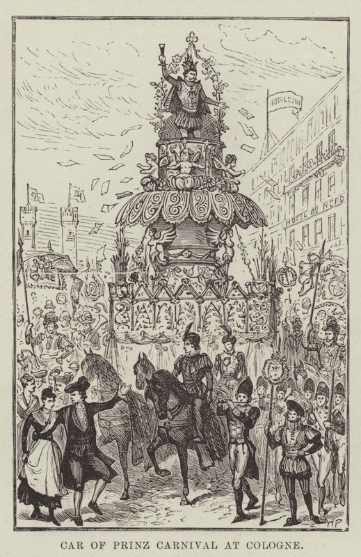 Car of Prinz Carnival w Kolonii autorstwa Walter Paget