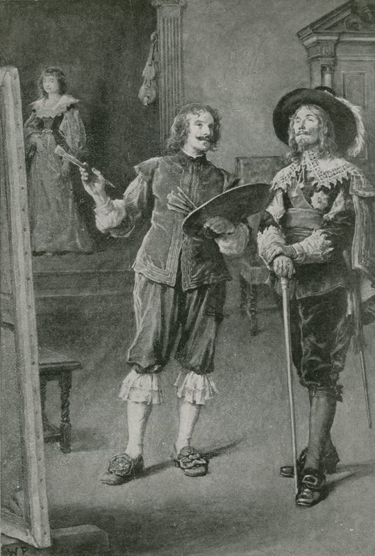 Charles Stuart w domu van Dycka autorstwa Walter Stanley Paget