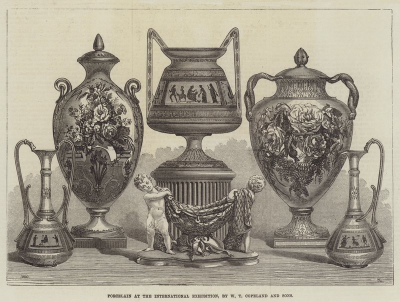 Porcelana na Międzynarodowej Wystawie, WT Copeland and Sons autorstwa Thomas Walter Wilson