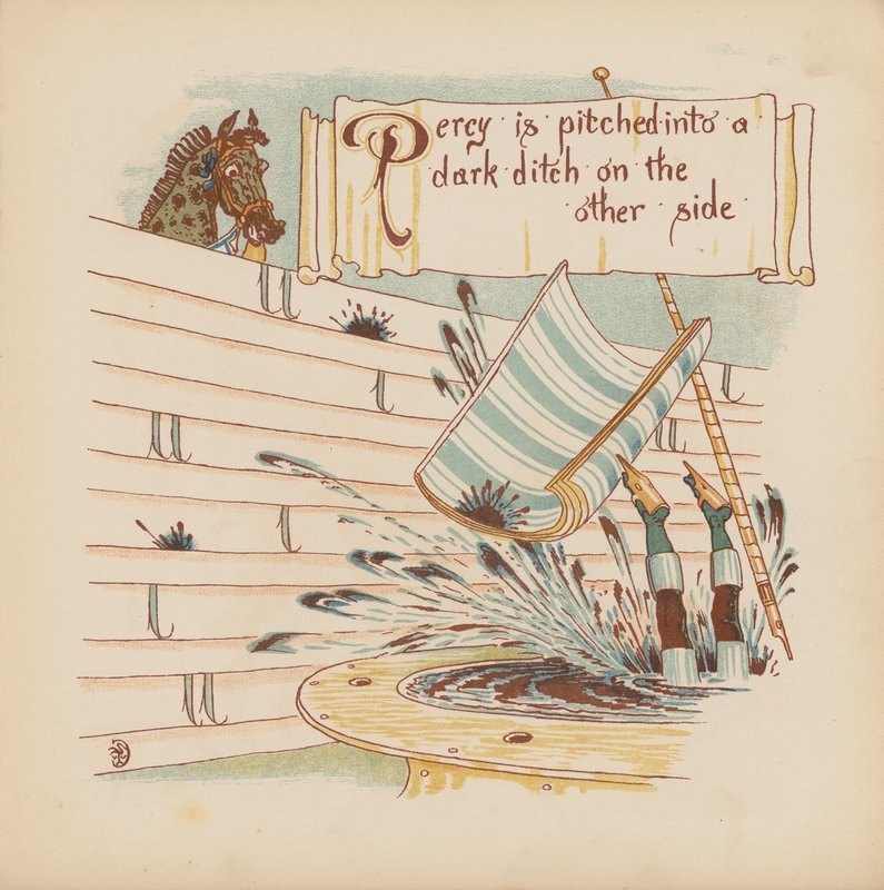 Ilustracja do Pothooks and Perseverance autorstwa Waltera Crane