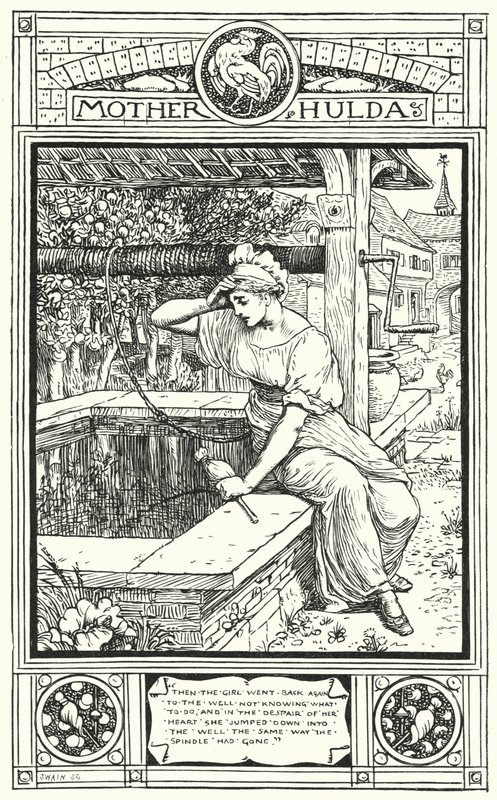 Matka Hulda (rycina) autorstwa Walter (after) Crane