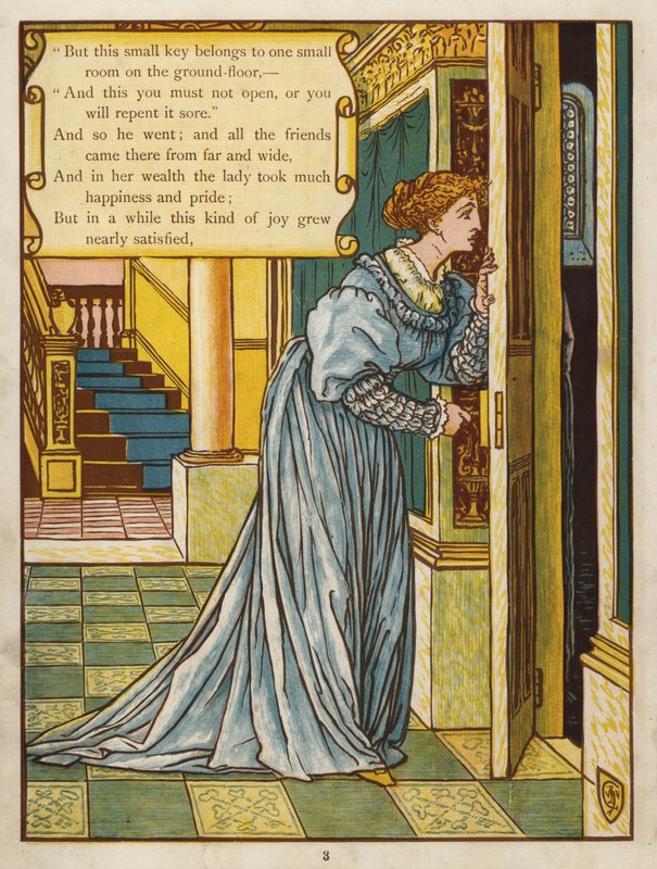Sinobrody (kolor lito) autorstwa Walter Crane