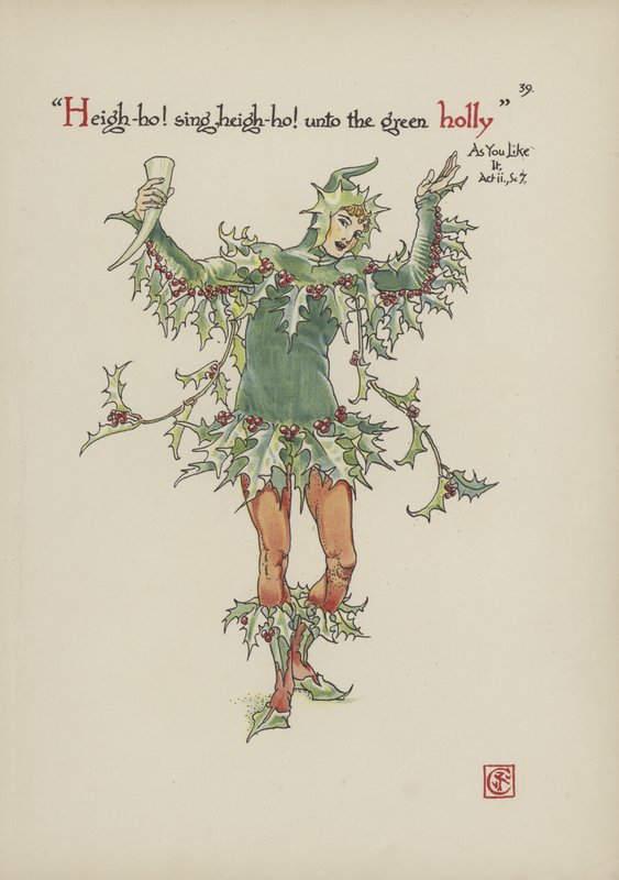 Kwiaty z Ogrodu Szekspira autorstwa Walter Crane