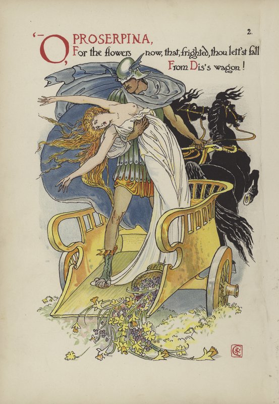 Kwiaty z Ogrodu Szekspira autorstwa Walter Crane