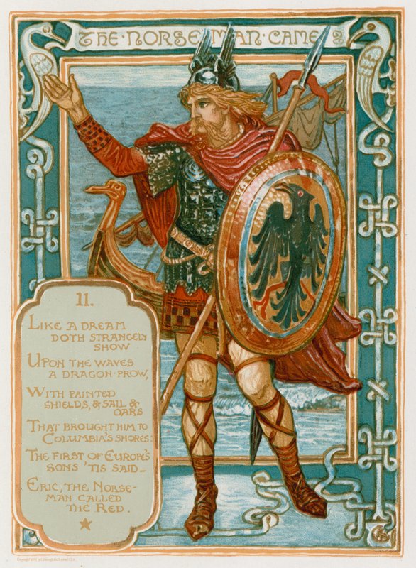 Przyszedł Norseman autorstwa Walter Crane