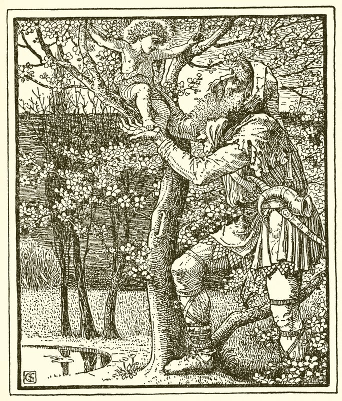 Samolubny olbrzym autorstwa Walter Crane