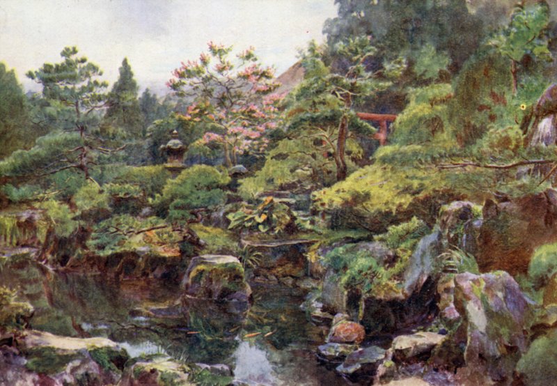 Ogród skalny i wodny, Hakone autorstwa Walter Frederick Roofe Tyndale