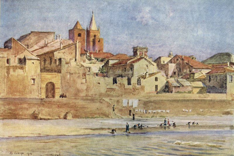 Albenga, z Centa, Włochy autorstwa Walter Frederick Roofe Tyndale