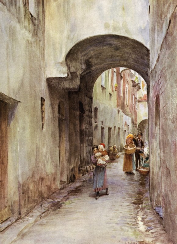 Lane, Noli, Włochy autorstwa Walter Frederick Roofe Tyndale