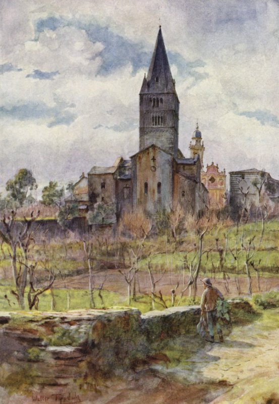 San Salvatore, Włochy (kolor lito) autorstwa Walter Frederick Roofe Tyndale