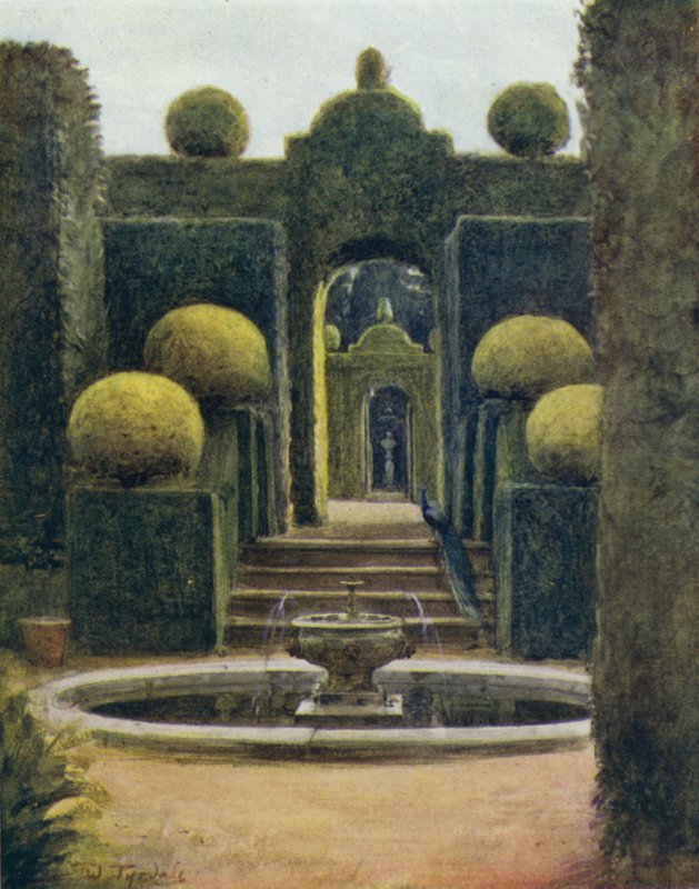 Nowy las: w ogrodzie Brokenhurst Park (kolor lito) autorstwa Walter Frederick Roofe Tyndale
