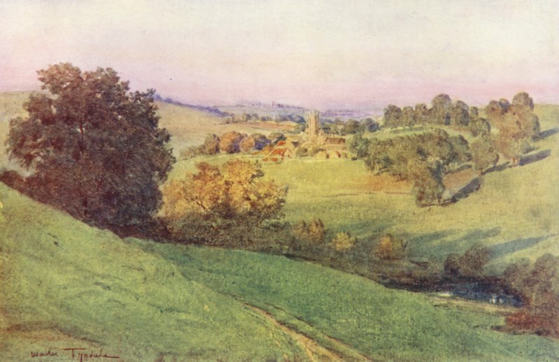 Wessex: Bathford, Somerset (druk kolorowy) autorstwa Walter Frederick Roofe Tyndale