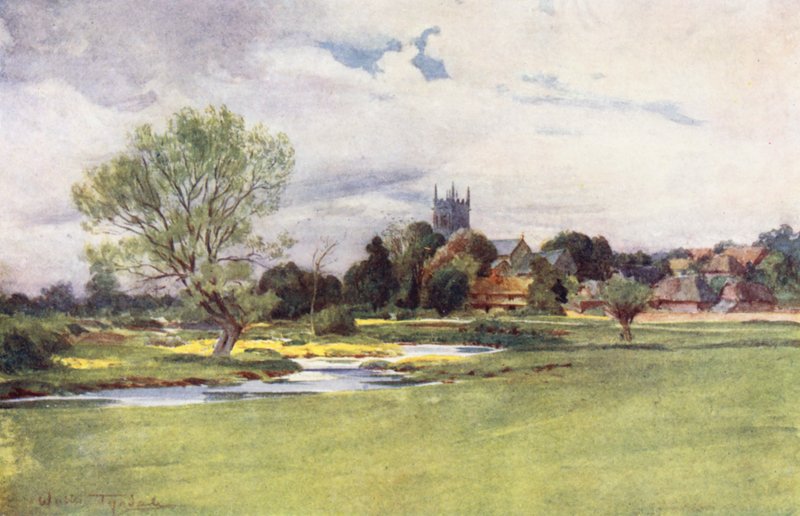 Wessex: Bere Regis (druk kolorowy) autorstwa Walter Frederick Roofe Tyndale