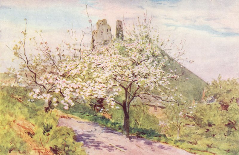 Wessex: Wiosna w Wessex (kolorowa litografia) autorstwa Walter Frederick Roofe Tyndale