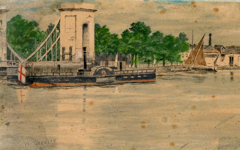 Cadogan Pier Chelsea autorstwa Walter Greaves