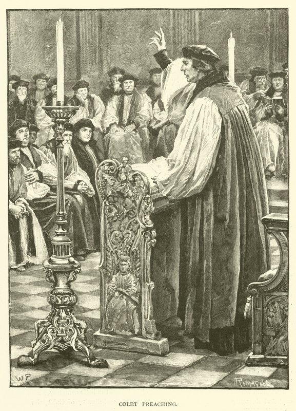 Nauczanie Coleta autorstwa Walter Paget