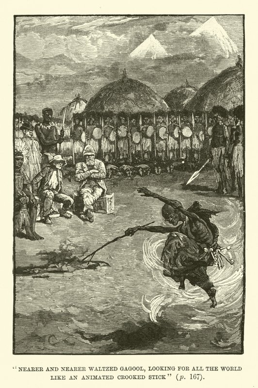 Ilustracja do Kopalni Króla Salomona autorstwa H Rider Haggard autorstwa Walter Paget