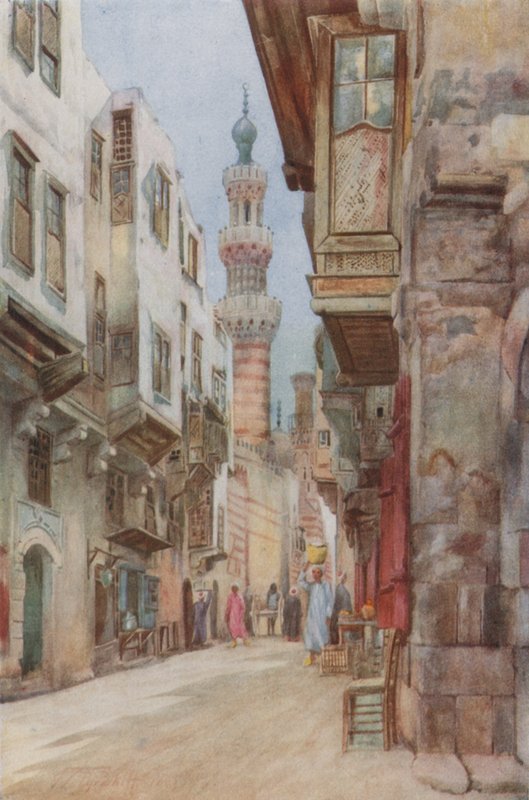 Brama Meczetu Ibrahima Aghy, Kair autorstwa Walter Spencer Stanhope Tyrwhitt