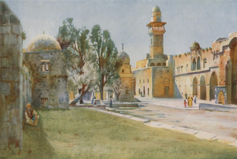 Brama Kupców Bawełny, Jerozolima autorstwa Walter Spencer Stanhope Tyrwhitt