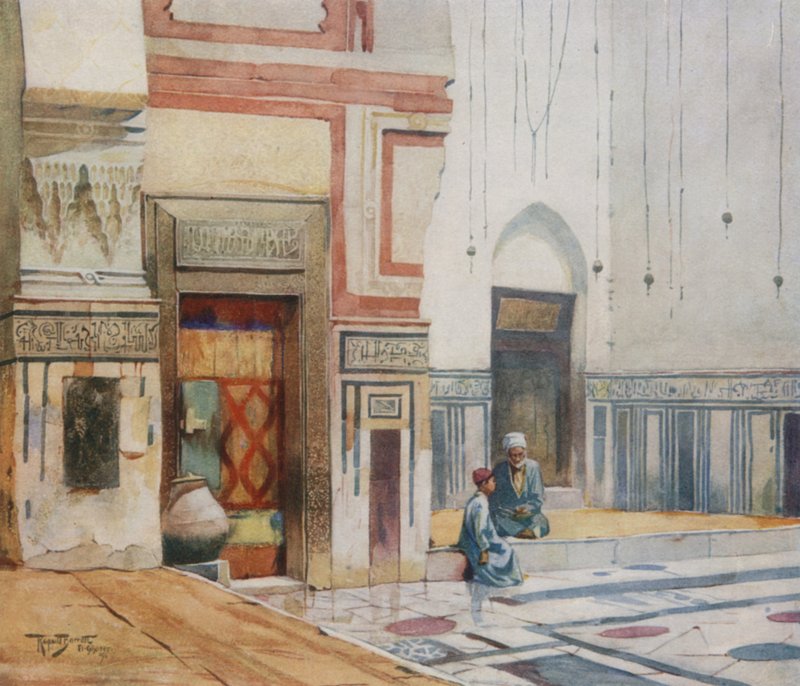 Meczet El Ghoree, Kair autorstwa Walter Spencer Stanhope Tyrwhitt