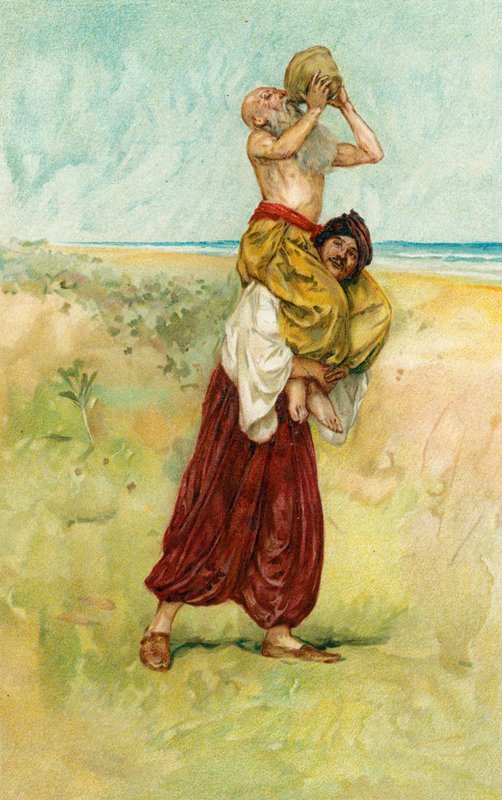 Arabian Nights: Sindbad Żeglarz autorstwa Walter Stanley Paget