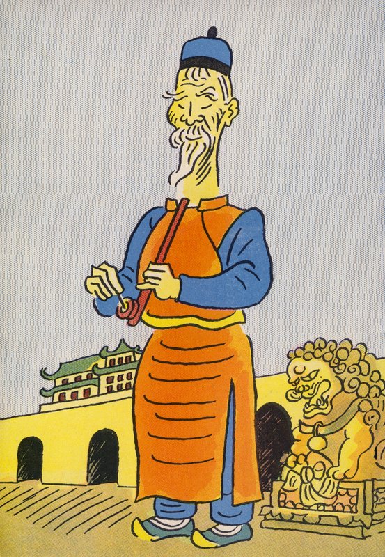 Szalone kostiumy Waltera Triera: Chiny (kolorowa litografia) autorstwa Walter Trier
