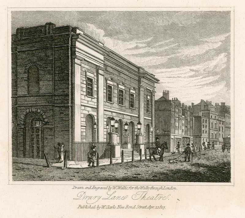 Drury Lane Theatre, Londyn autorstwa Walter Wallis