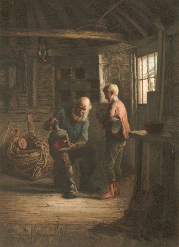 Światło w porcie autorstwa Walter Wallis