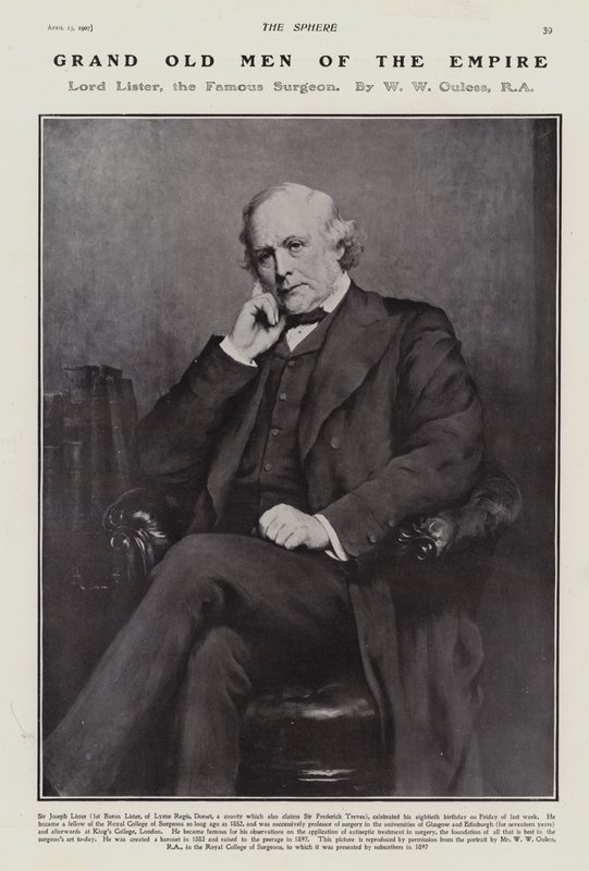 Józef Lister autorstwa Walter William (after) Ouless