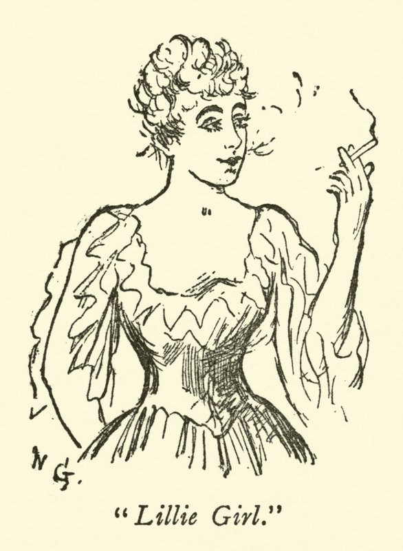 Lillie dziewczyna autorstwa Weedon Grossmith