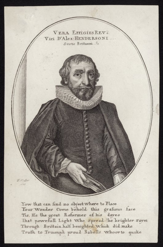 Wielebny Alexander Henderson autorstwa Wenceslaus Hollar