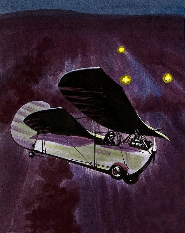 Wynalazek Henriego Migneta - Pou de Ciel autorstwa Wilf (20th century) Hardy