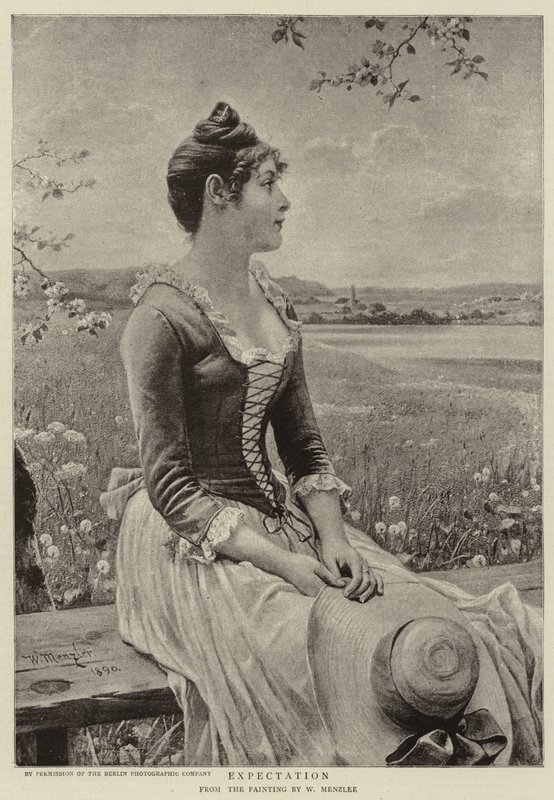 Oczekiwanie autorstwa Wilhelm Menzler