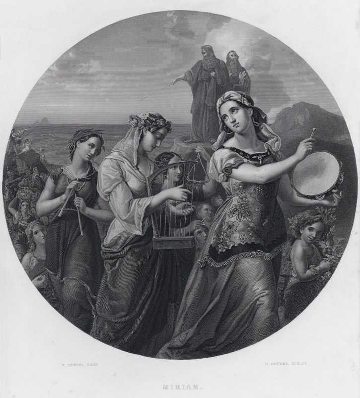 Miriam (grawerunek) autorstwa Wilhelm Hensel