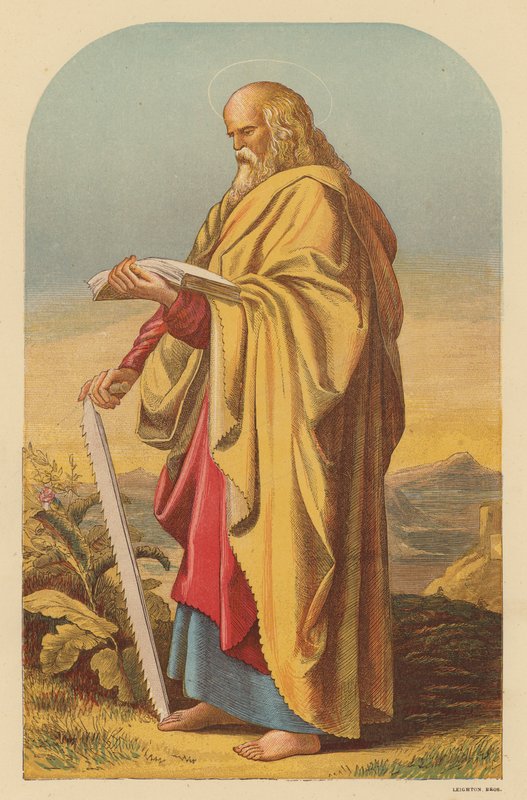 Święty Szymon (kolorowa litografia) autorstwa Wilhelm Kandler