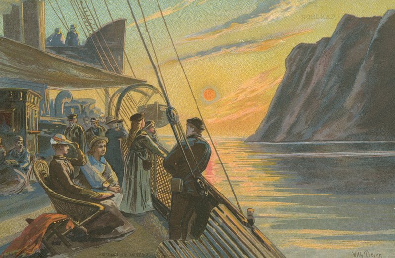 Przylądek Północny (chromolitho) autorstwa Wilhelm Peters